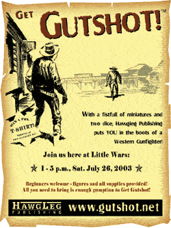 Wanted Poster: Get Gutshot!